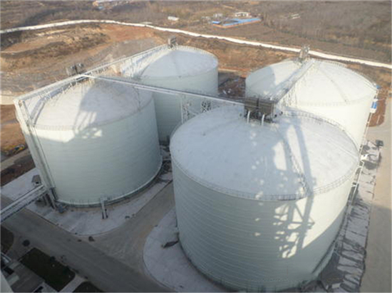 福州5000吨立式粉煤灰储存罐